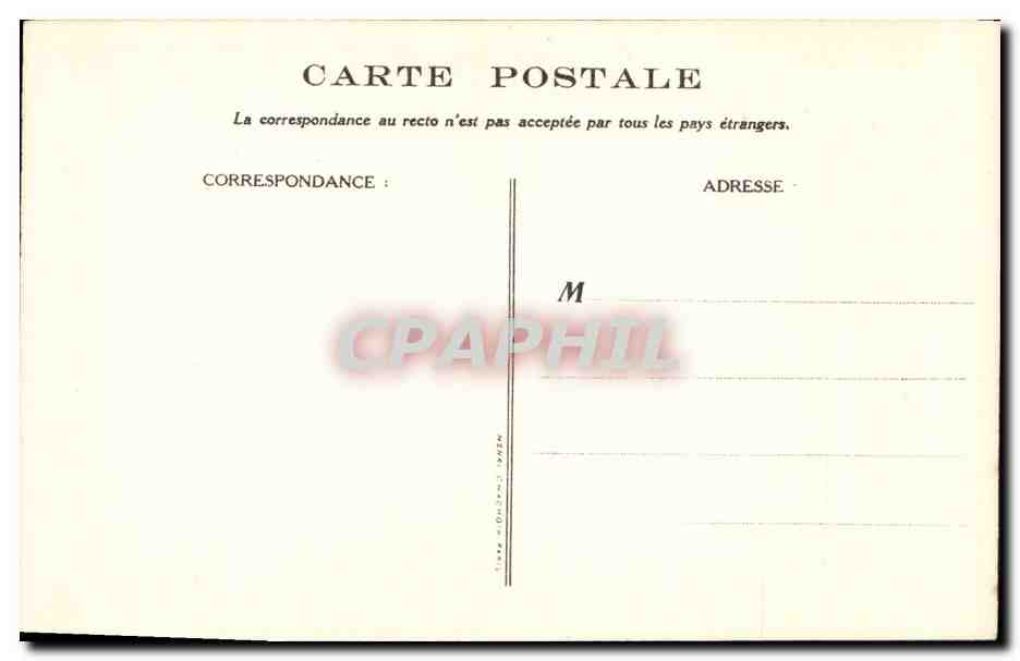CPA Fantaisie Illustrateur Poulbot Victor Hugo La legende des siecles Le Crapaud Grenouille  — Rückseite
