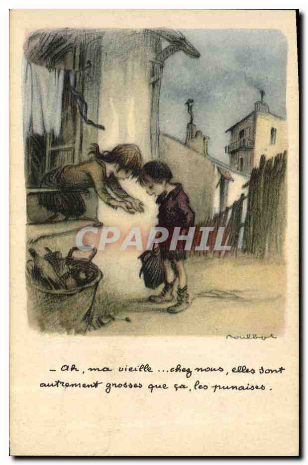 CPA Fantaisie Illustrateur Poulbot 