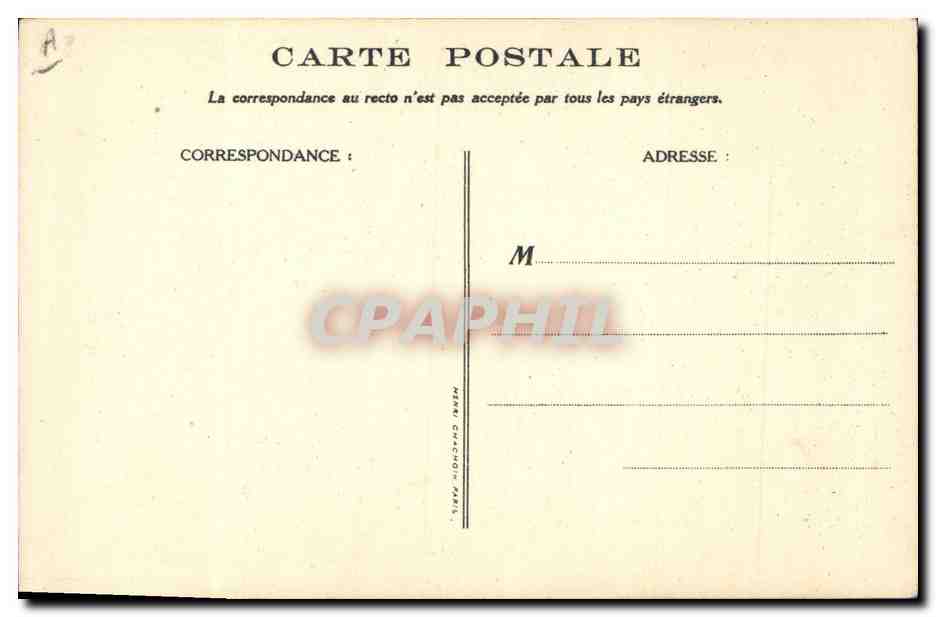 CPA Fantaisie Illustrateur Poulbot Victor Hugo La legende des siecles Le Crapaud Grenouille  — Verso