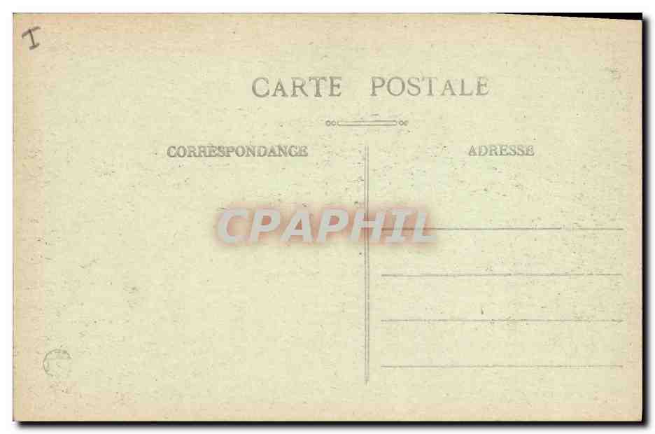 CPA Dolmen Menhir Morgat Menhir La Republicaine et le dolmen renverse Au fond l'ile de Laber  — Rückseite