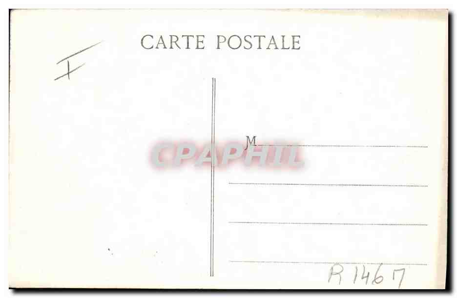 CPA Dolmen Menhir La pierre aux fees  — Rückseite