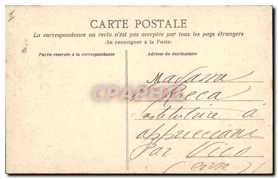 CPA Dolmen Menhir Saint Nazaire Dolmen Trilithe  — Rückseite