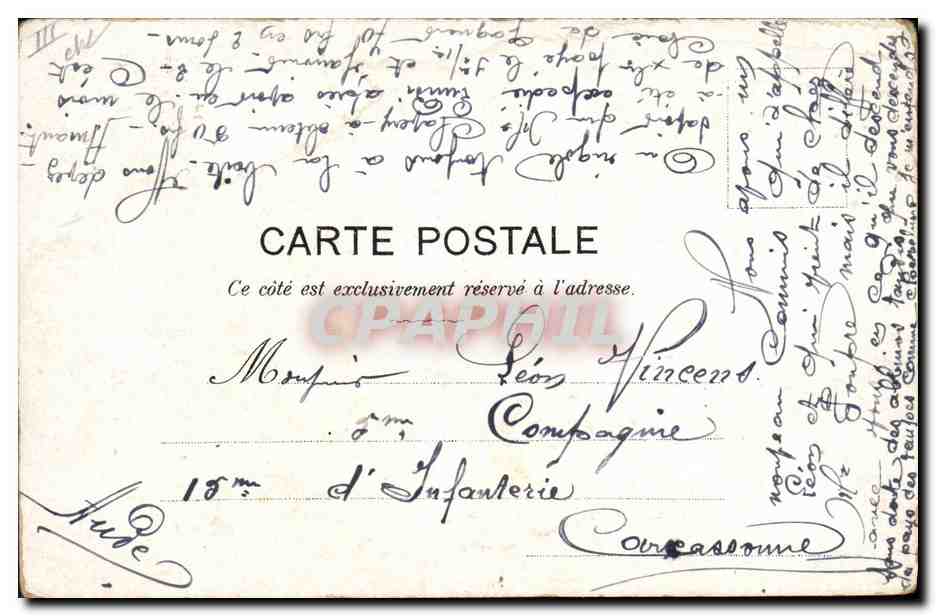 CPA Militaria  — Rückseite