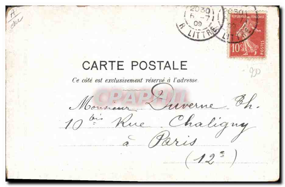 CPA Militaria L'eleve de Bonnat — Rückseite