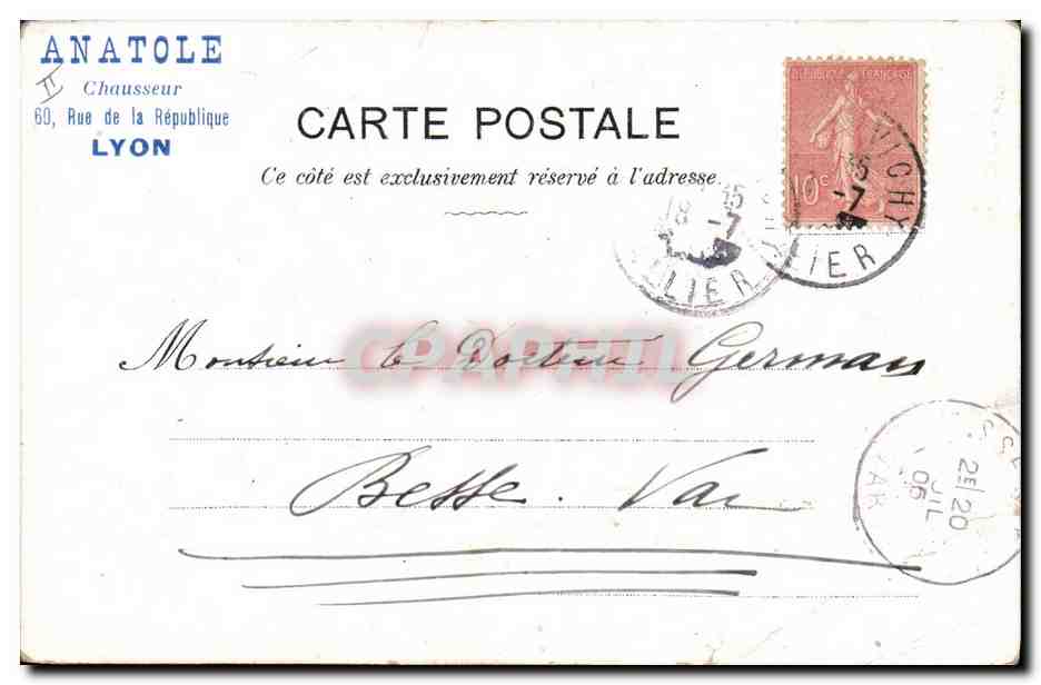 CPA Militaria  — Verso