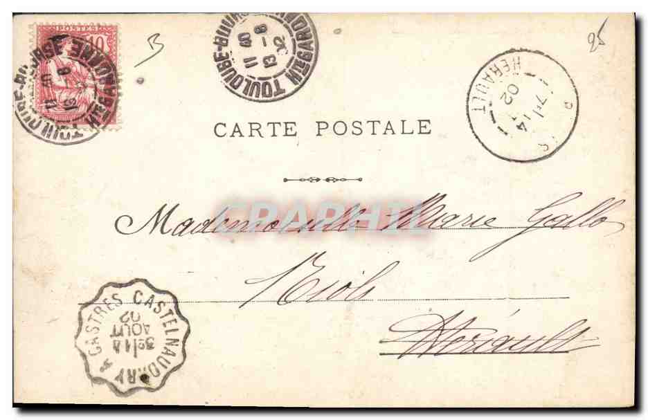 CPA Albert Guillaume  — Rückseite