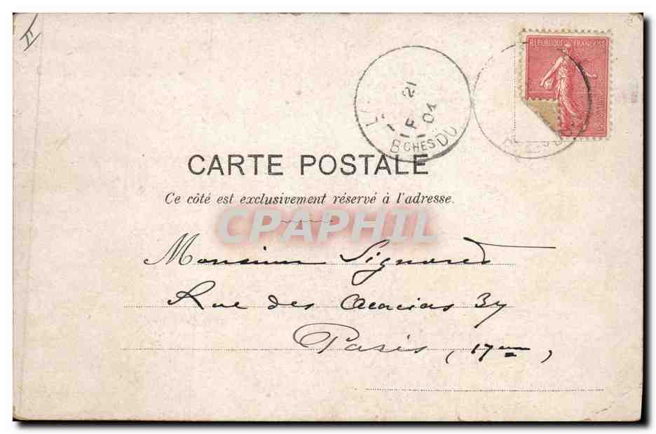 CPA Militaria Apres la revue — Verso