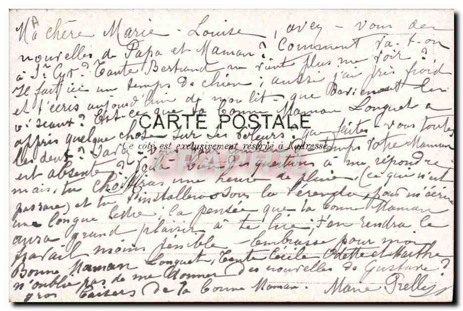 CPA Militaria A la cantine — Rückseite