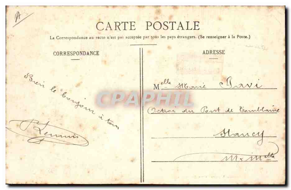 CPA Militaria Le bataillon cycliste en colonne Face en arriere Velo Cycle — Rückseite