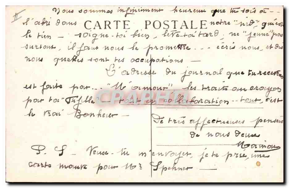 CPA Militaria Camp de Chambaran Batterie de 120 — Rückseite