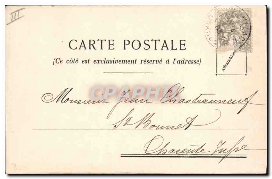 LA BRACONNE — Le Cabinet de toilette — Tongimel, Angoulême — n° 157 — Reverso