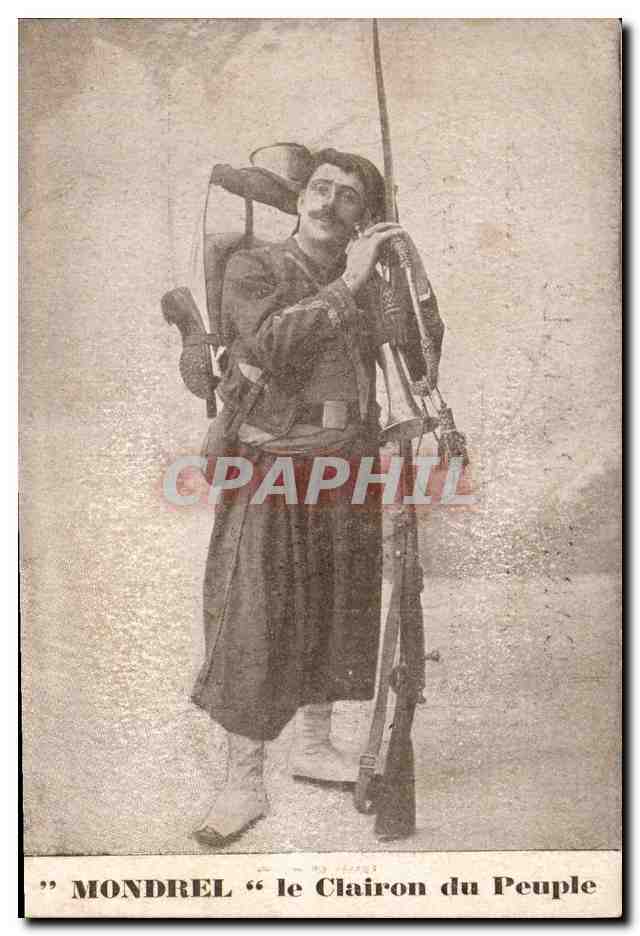 Mondrel "le Clairon du Peuple" — portrait militaire — éditeur impr. Lemaire, n° 35