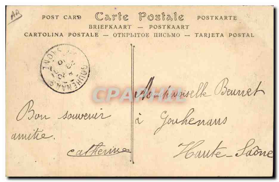 CPA Folklore Normande Normandie  — Verso