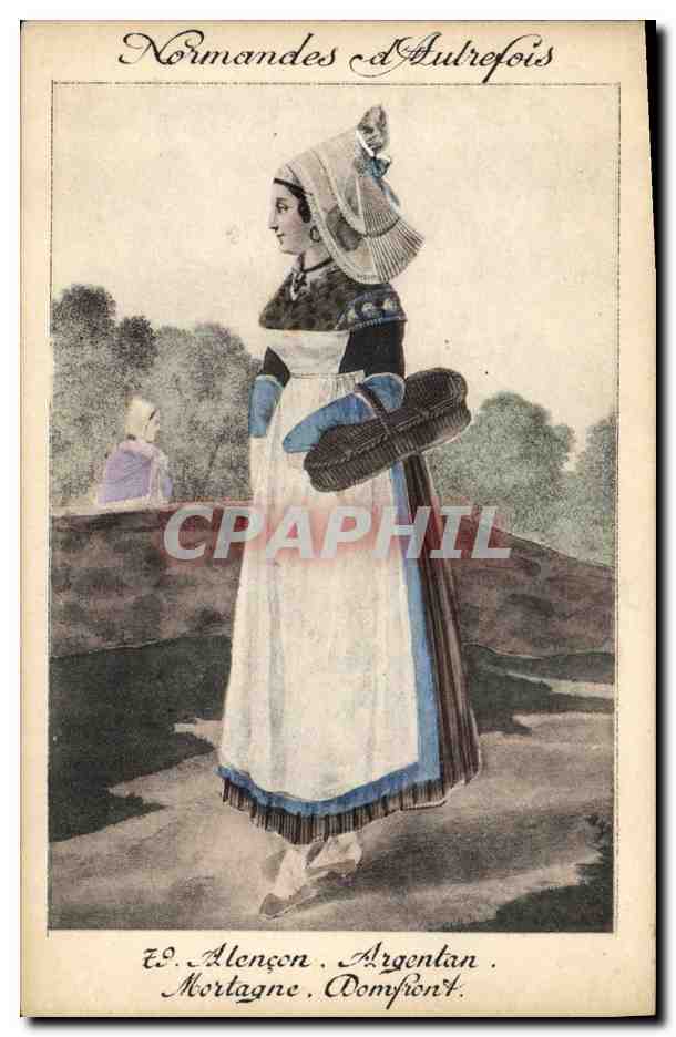 CPA Folklore Normandie Alencon Argentan Mortagne Domfront