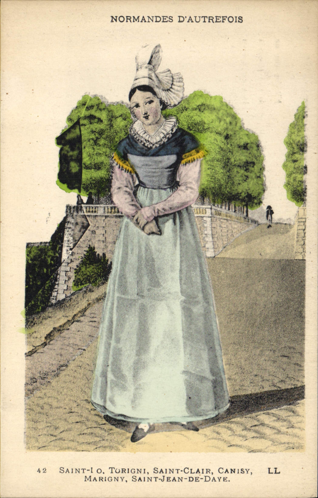 CPA Folklore Saint Lo Torigni Saint Clair Canisy Marigny Saint Jean de Daye