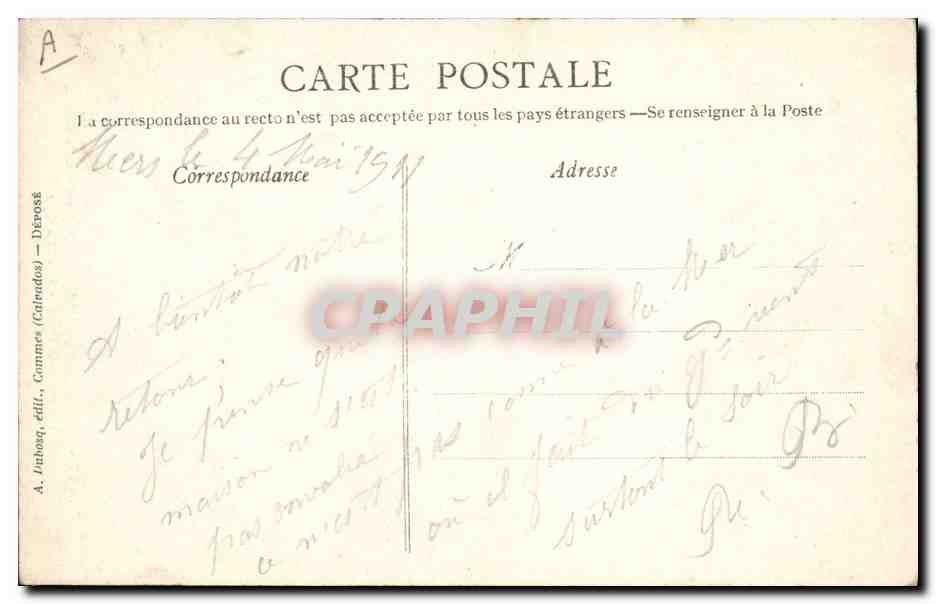 CPA Folklore Normandie Toilette de la mariee Le chale tapis — Verso