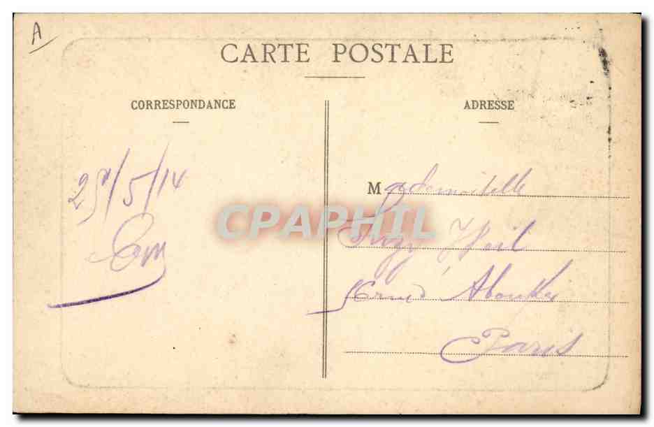 CPA Folklore Normandie Costume de Pont l'Eveque — Verso