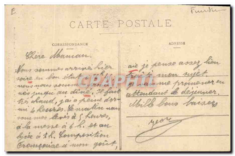 Le Sorcier de la Montagne Laouic-Coz — attendant ses consultations à SAINT-THOIS — Collection Valls, n° 1255 — Reverso