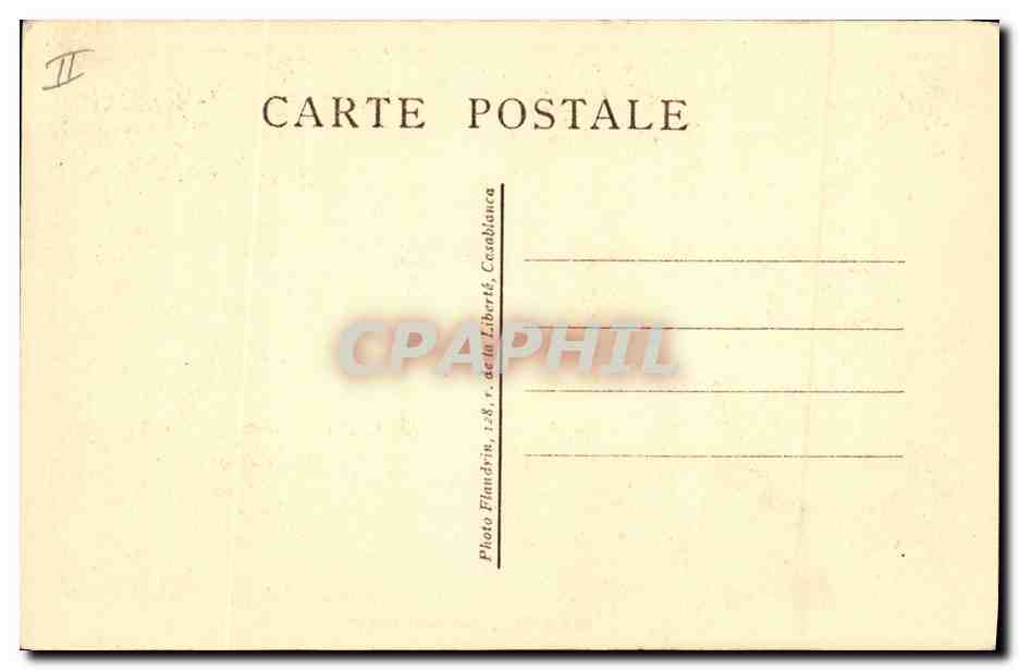CPA Folklore Maroc le conteur — Rückseite