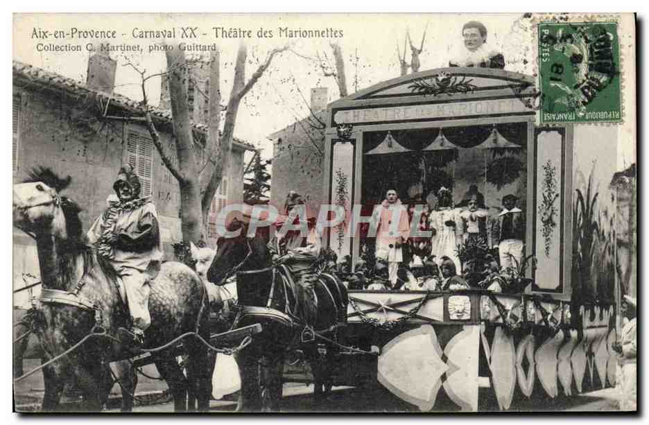 Aix-en-Provence - Karneval XX - Marionettentheater — Sammlung G. Martinet, Foto Guittard
