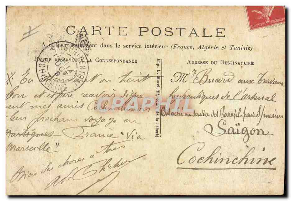 CPA Guignol Theatre Faust — Rückseite