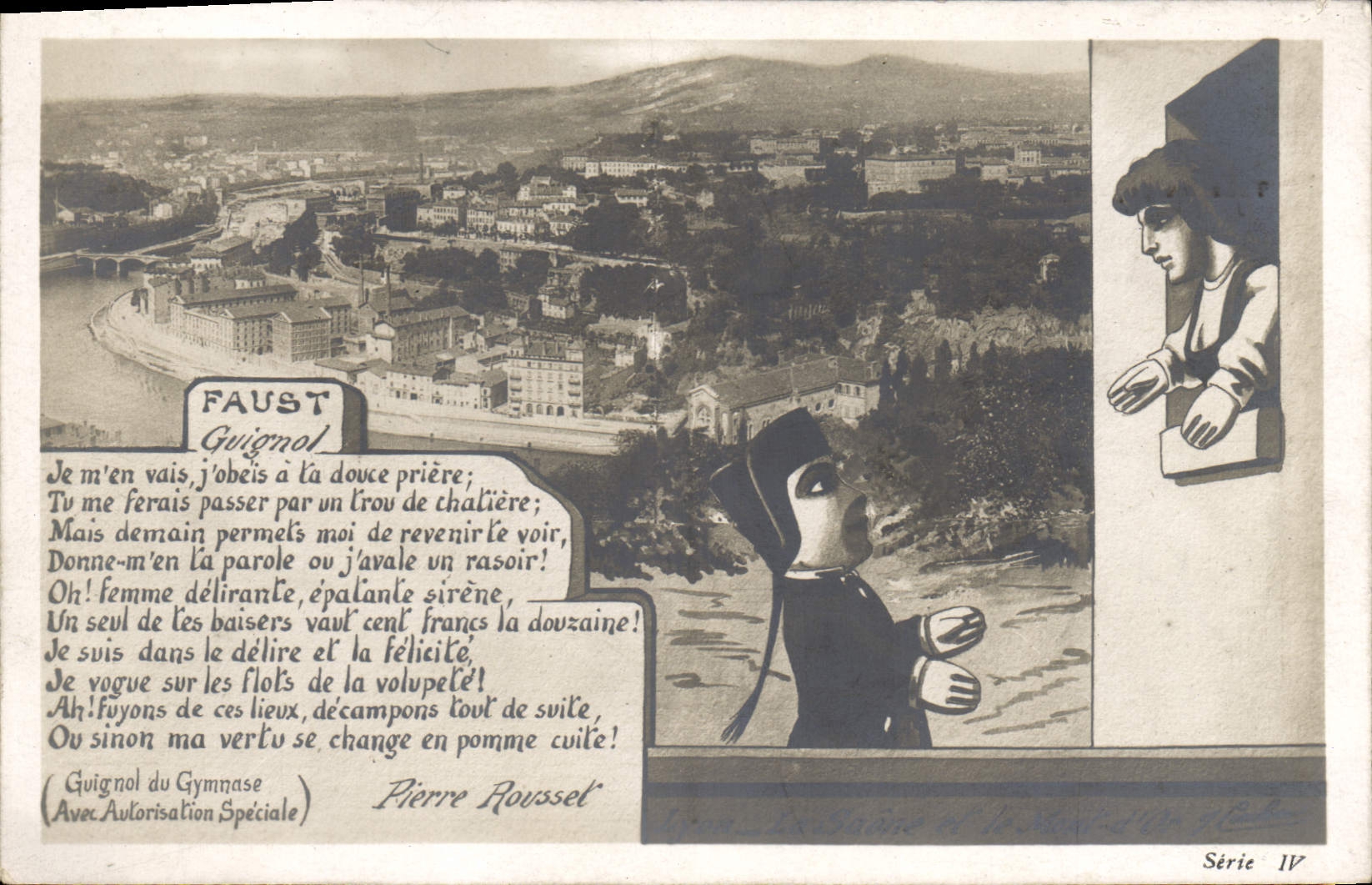 Vue de Lyon — Faust Guignol — Série IV