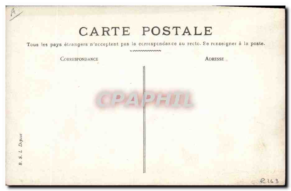 Vue de Lyon — Faust Guignol — Série IV — Verso