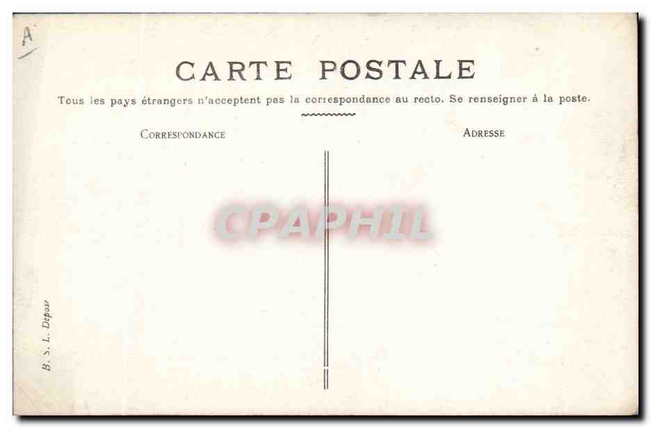 Lyon - Rue de la République — Guignol et Mignon — B.S.L. Dépôsar, Série IV — Verso