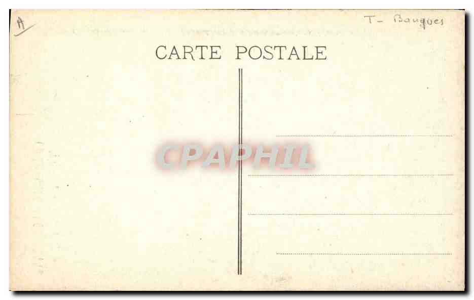 CPA Banque Compagnie algerienne Rue St Ferreol Marseille Algerie  — Rückseite