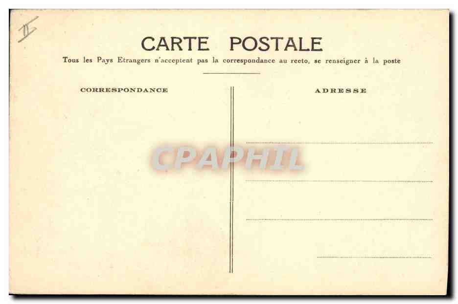 CPA Banque Credit Commercial de France Avenue des Champs Elysees Paris — Rückseite