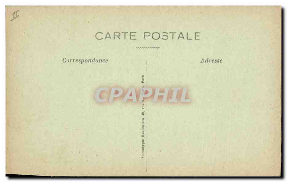 CPA Banque Noyon Vestiges de l'occupation allemande  — Rückseite
