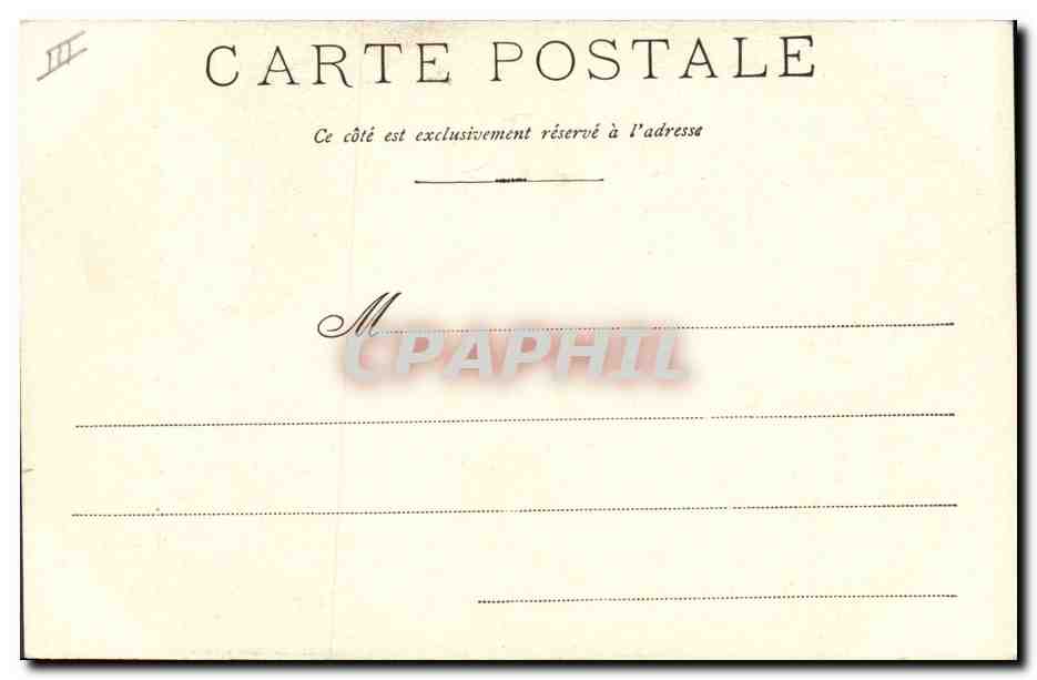 CPA Banque Chambery Portail et grille de l'ancien hotel de Chateauneuf  — Rückseite