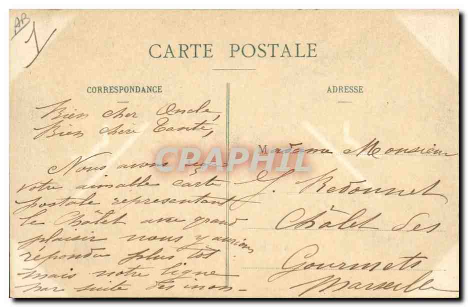 CPA Folklore Les gars de Falaise et leurs lanternes  — Verso