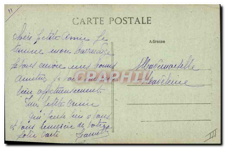 CPA Folklore Normandie Beurre — Verso