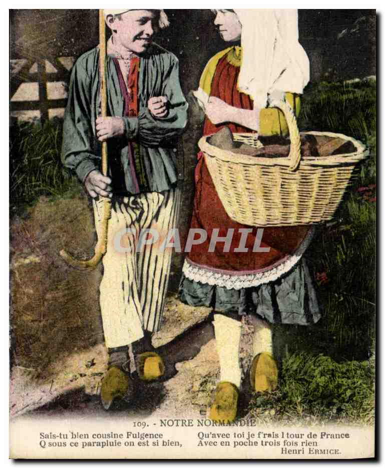 CPA Folklore Normandie 