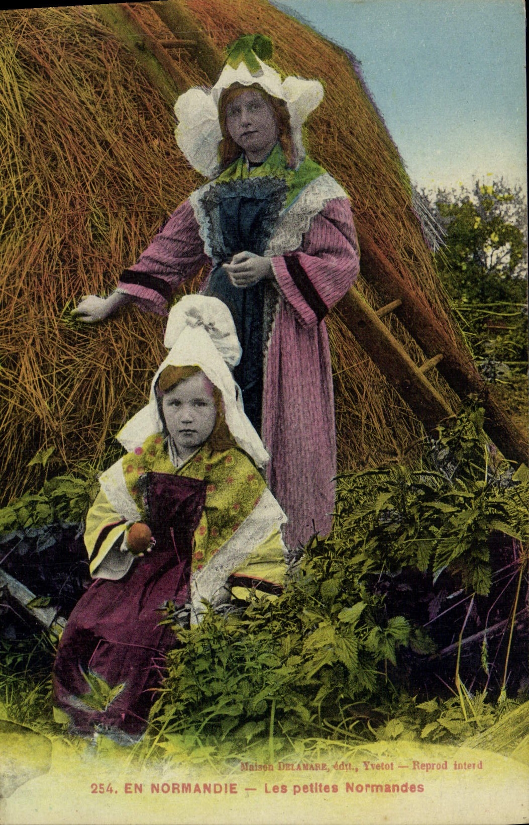 En Normandie — Les petites Normandes — Maison DELAMARE, édit., Yvetot — Reprod interd