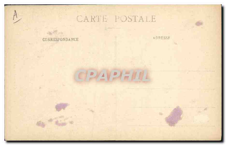 CPA Folklore Costume d'Avranches au 18eme  — Verso