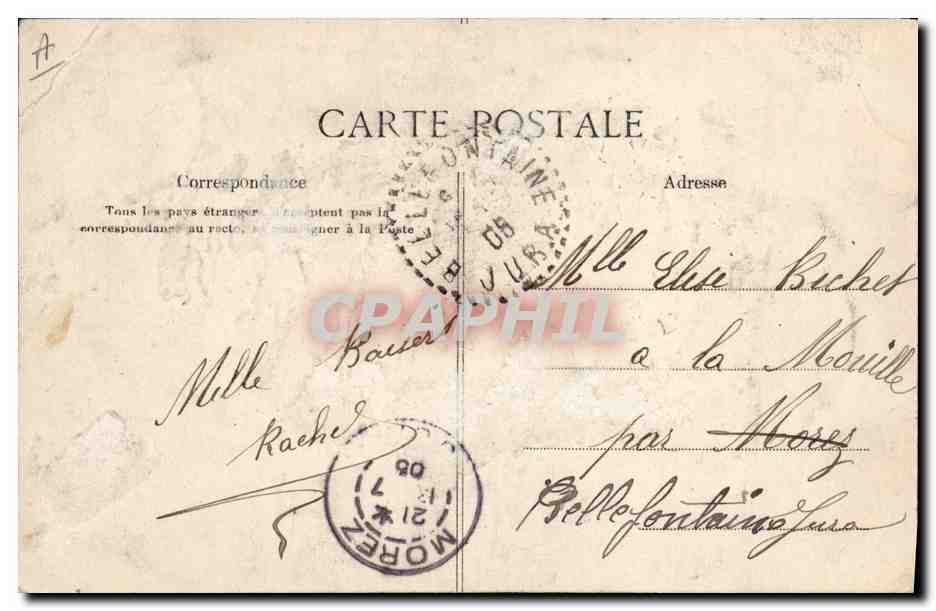 CPA Folklore Normandie  — Verso