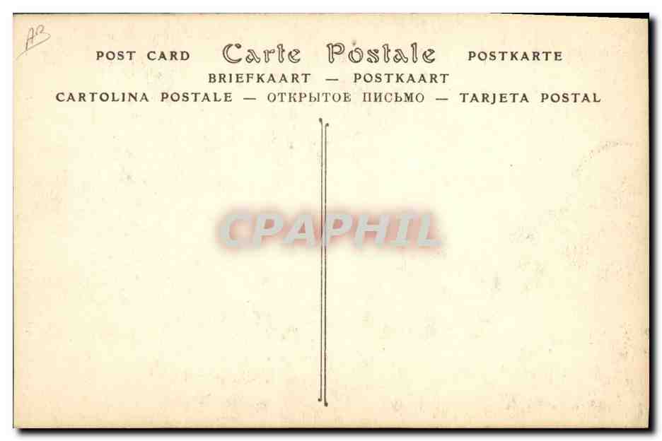 CPA Folklore Paysanne Normande — Verso