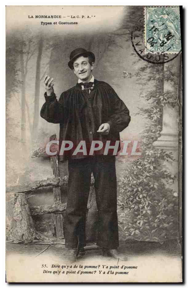 CPA Folklore Normandie 