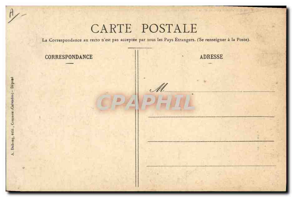 CPA Folklore Normandie Pays de Caux  — Verso