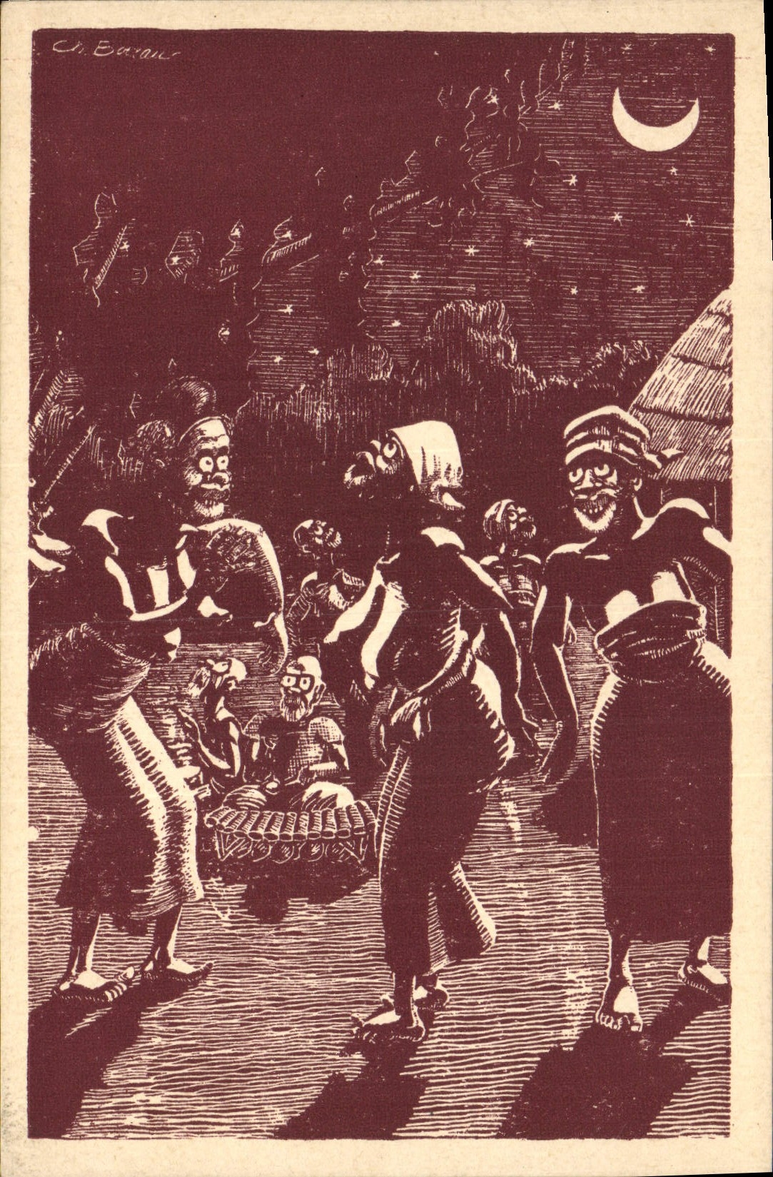 Tam-tam de nuit — En Afrique — Éd. R. Prudent, Paris