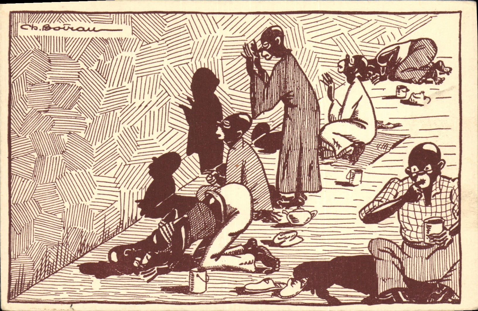 CPA Fantaisie Illustrateur Boirau Le Salam