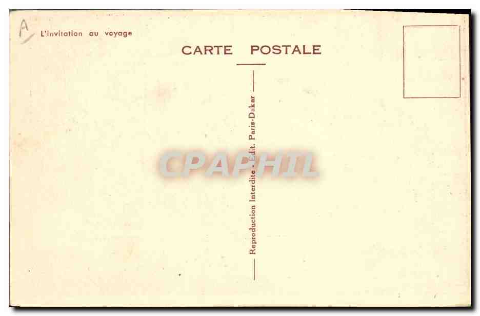 CPA Fantaisie Illustrateur Boirau L'invitation au voyage — Rückseite