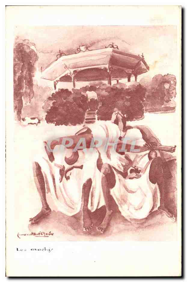 CPA Fantaisie Illustrateur Les avachis Afrique