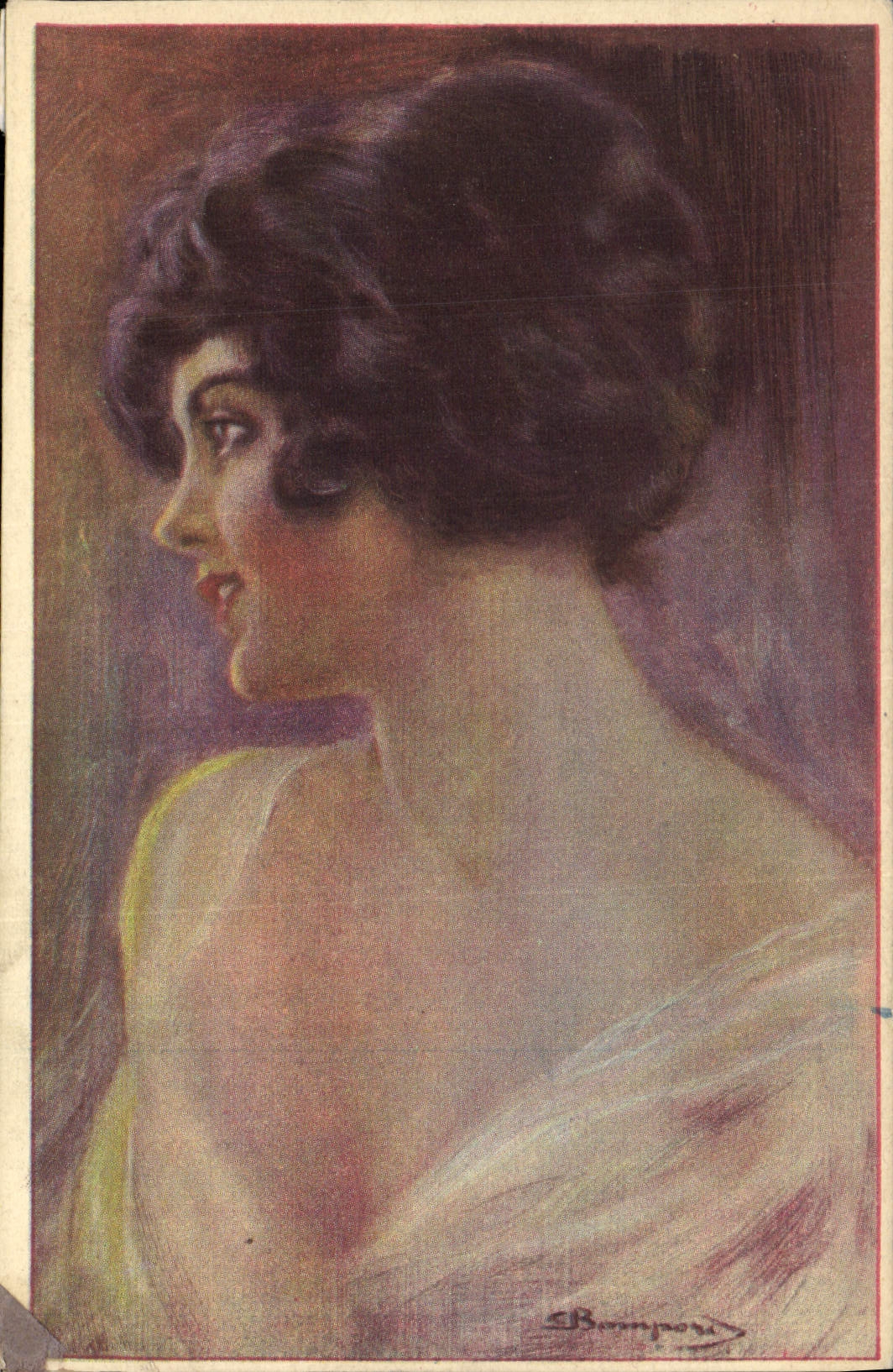 CPA Fantaisie Illustrateur Femme
