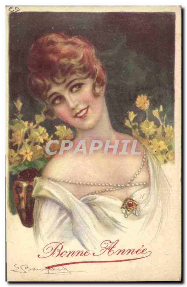 CPA Fantaisie Illustrateur Femme
