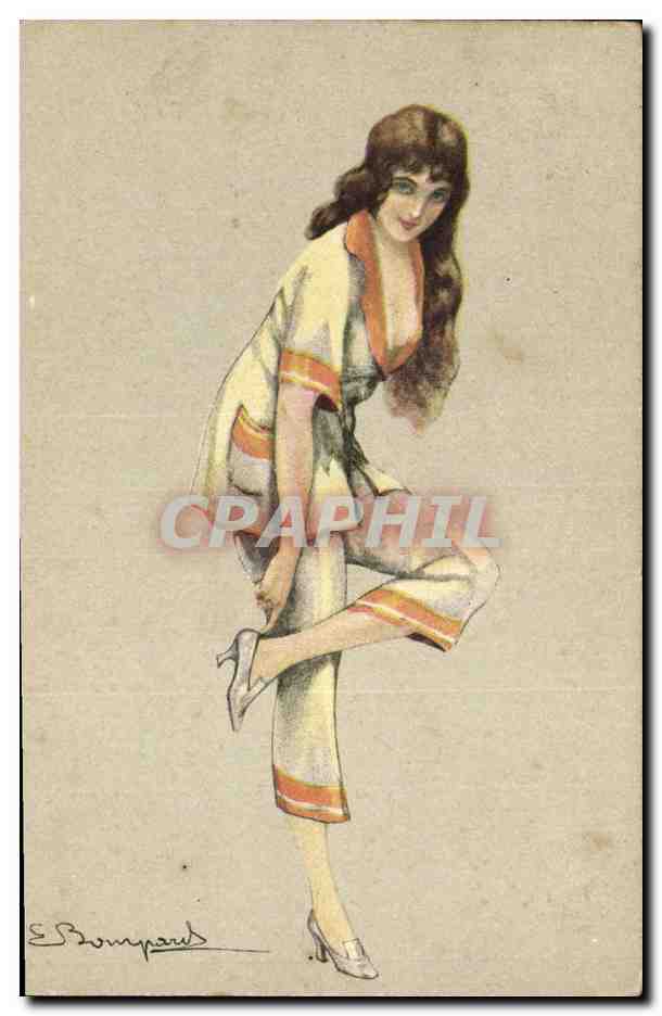CPA Fantaisie Illustrateur Femme