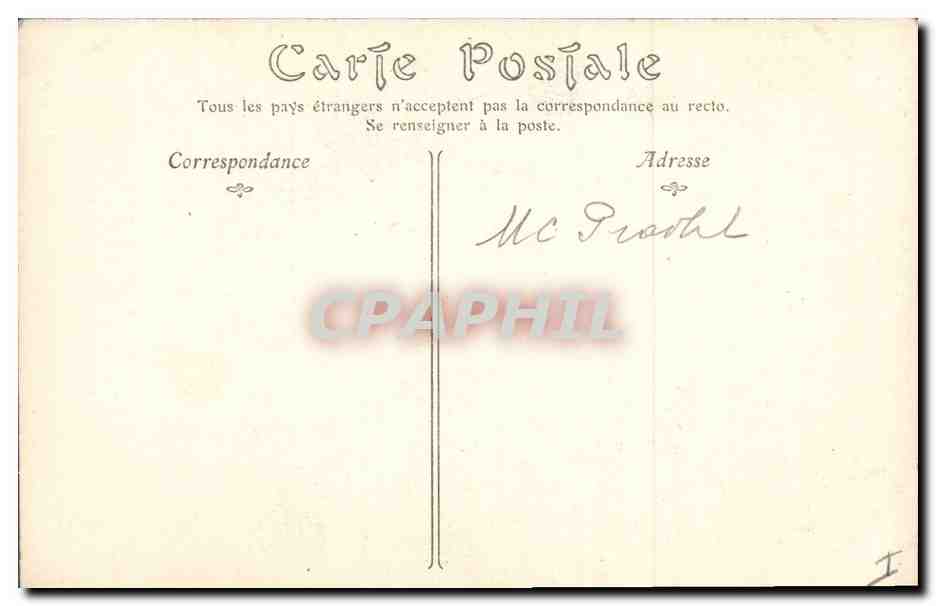 CPA Napoleon 1er Musee de Versailles Isabey Bonaparte Premier Consul — Rückseite