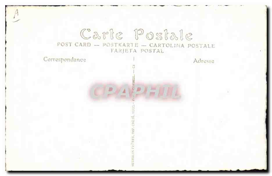 CPA Napoleon 1er Desespoir des Anglais Debarquement de l'Ile d'Elbe — Back